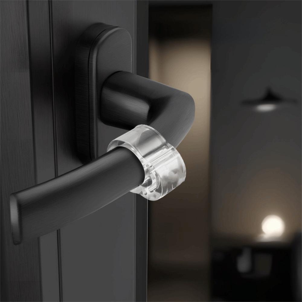 1 pezzo Maniglia Porta in PVC Paraurti Silicone Anti-collisione Silicone Manopola Porta Protettore Senza Trapano Tappo Porta Trasparente Casa Ufficio