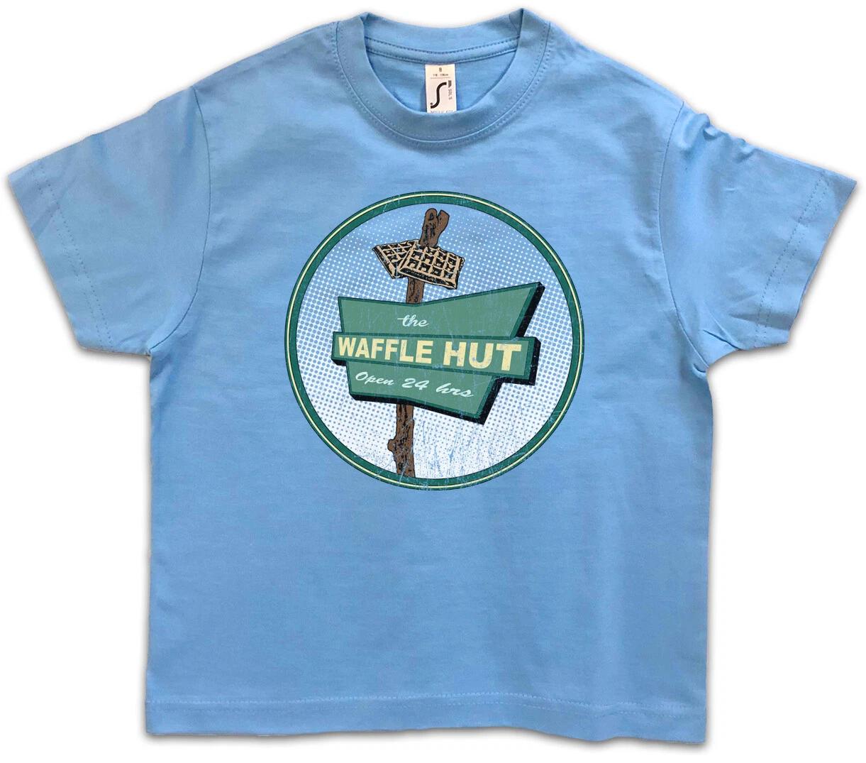 The Waffle Hut II Kids Boys kids boys T-Shirt Fargo Company Diner Bar Sign Logo Symbol 100