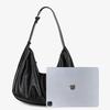 Soft leather large-capacity black dumpling bag women's new retro high-end lazy wind cloud bag shoulder bag
