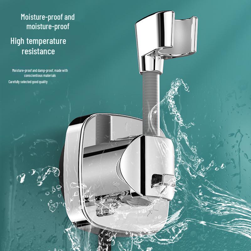 Adjustable Punch-Free Suction Cup Shower Head Holder - Secure & Versatile Bathroom Solution