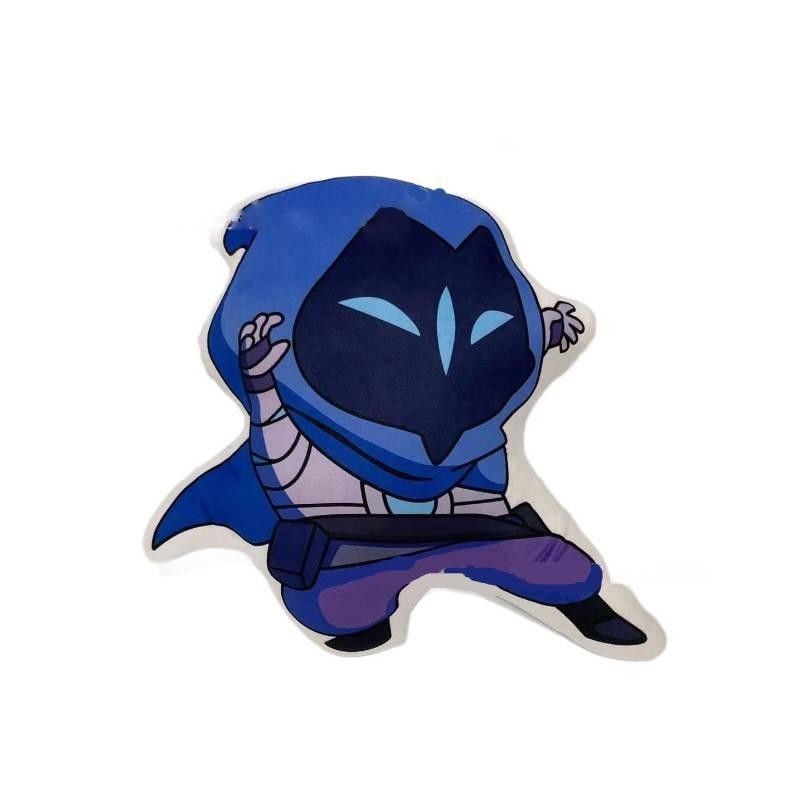 

Adorable Valorant Plush Pillow Shadow Omen Cat Anime Accessory Short Plush 10cm