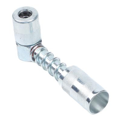 Carbon Steel Construction 90 Degree Tool Grease Coupler Adapter
