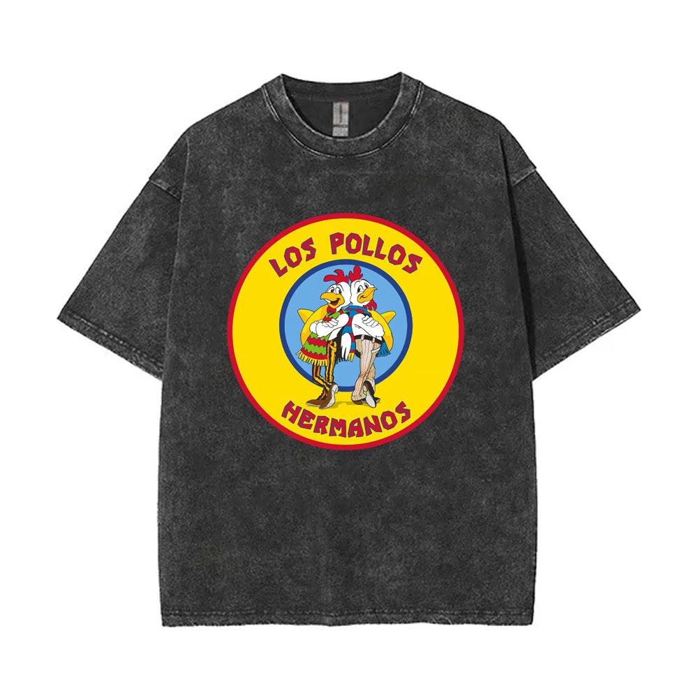Washed Vintage Heisenberg TV Breaking Bad Stay Out of My Territory T Shirt Better Call Saul Graphic Tshirts Men Retro T Shirts