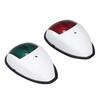 2 Pcs LED Boat Navigation Light Green   Red Port 1NM Visibility IP66 Waterproof LED Boat Bow Lights  1224V