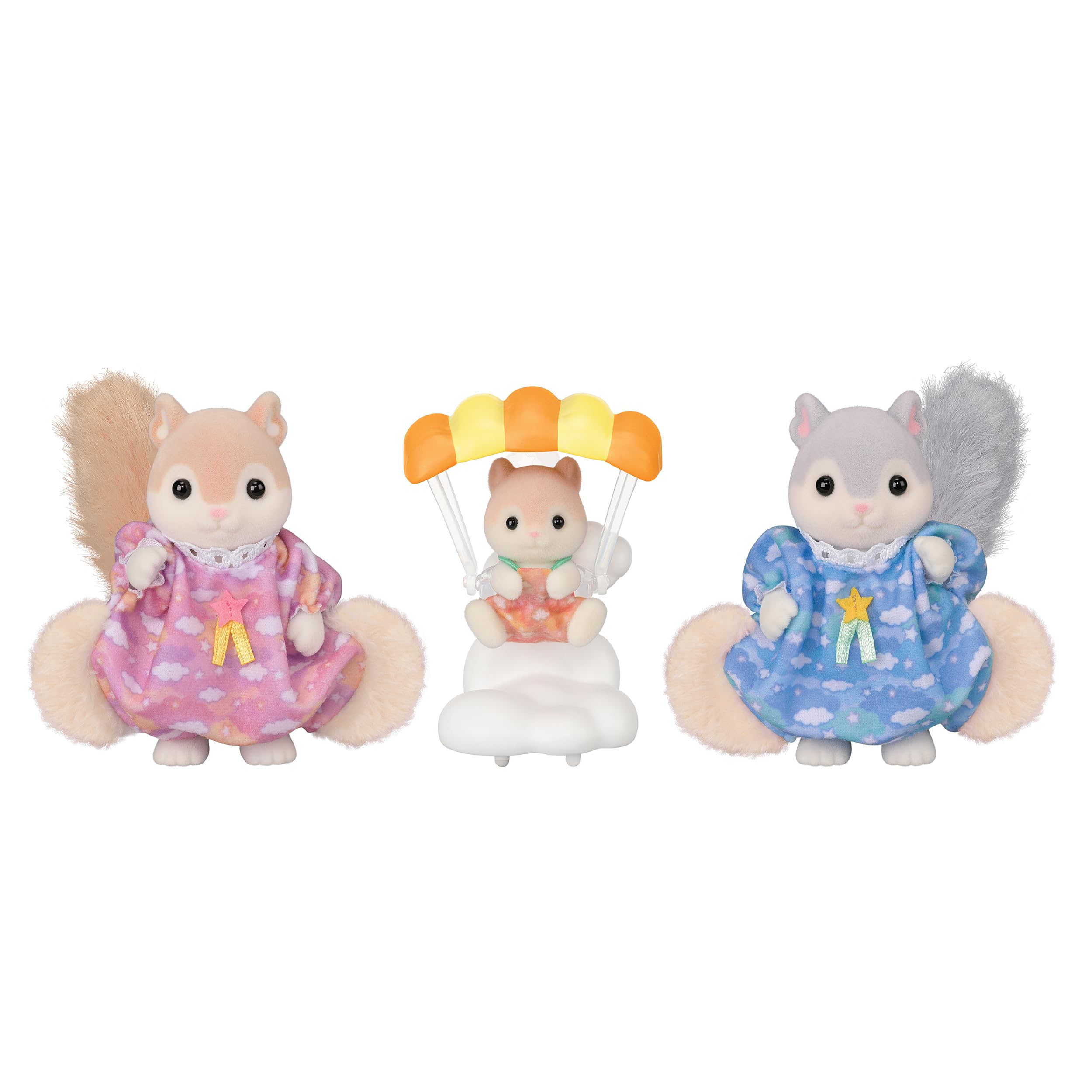 

Набор фигурок Sylvanian Families Белка СТ Марк Возраст 3+ и Игрушка Sylvanian Epoch [Летающая Семья] FS-64 Сертифицировано, Вверх, Кукольный домик, Семьи, Co., Ltd.
