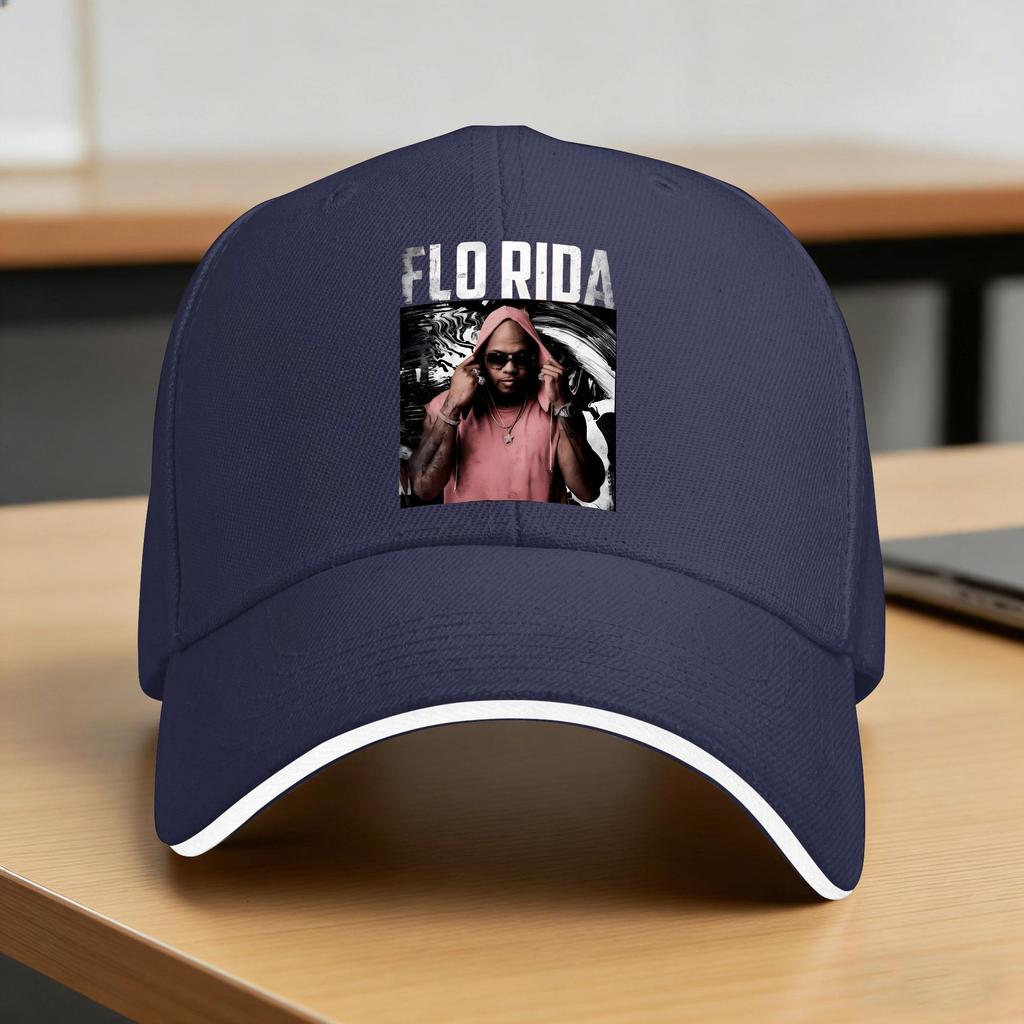 Flo Rida Baseball Cap  Stylish Trucker Hat Summer Men Adult Tennis Skate Baseball Caps