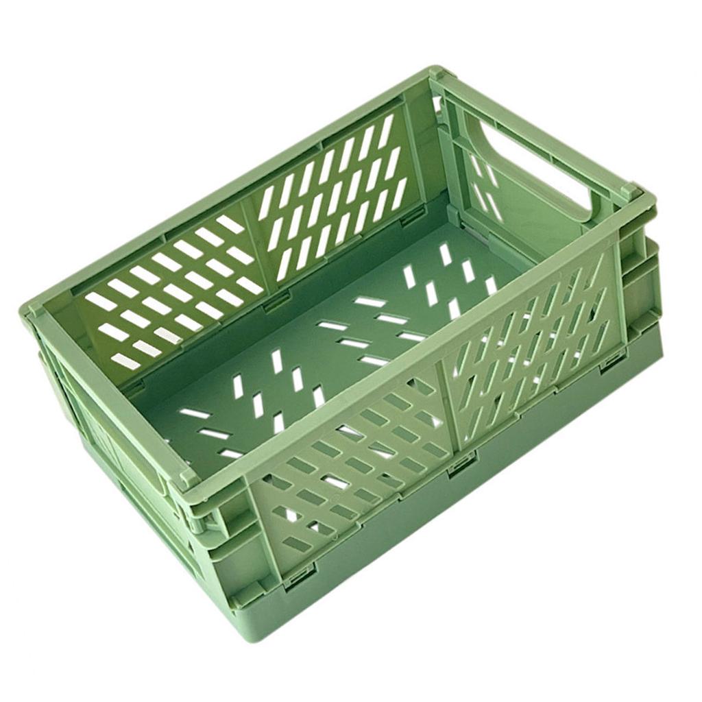 Mini skládací plastový košík Skládací úložná bedna pro organizaci úložného prostoru Domov Kuchyň Ložnice