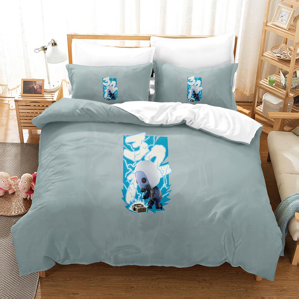 

Постельное белье с 3D цифровой печатью, комплект из четырех предметов, комплект из трех предметов, простыня Counter-Strike 135x200 two-piece set