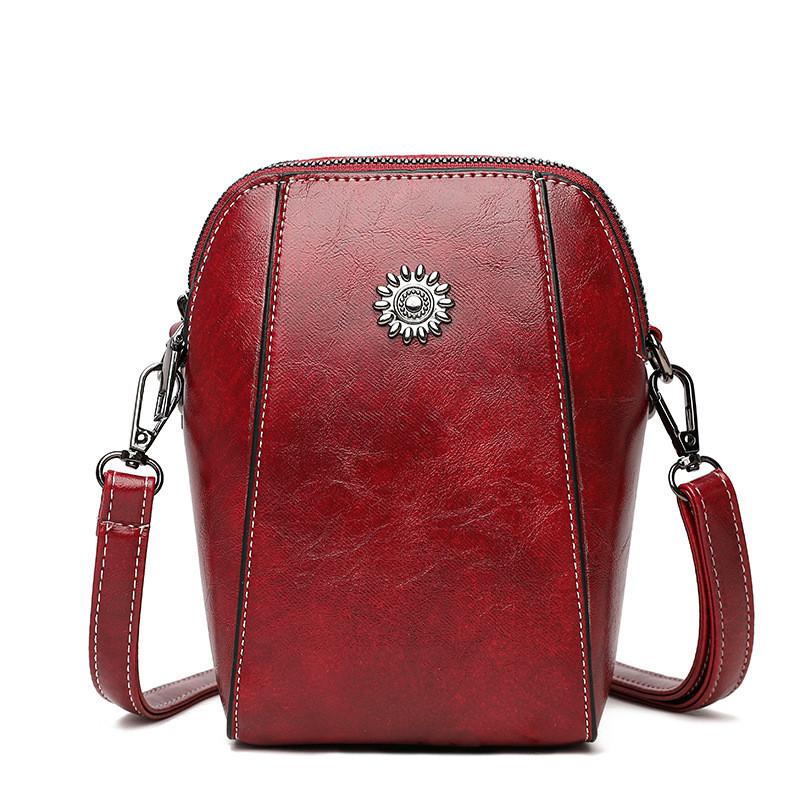 Pu Phone Bag Womens Small Crossbody Purse With Flap Closure For Daily Use