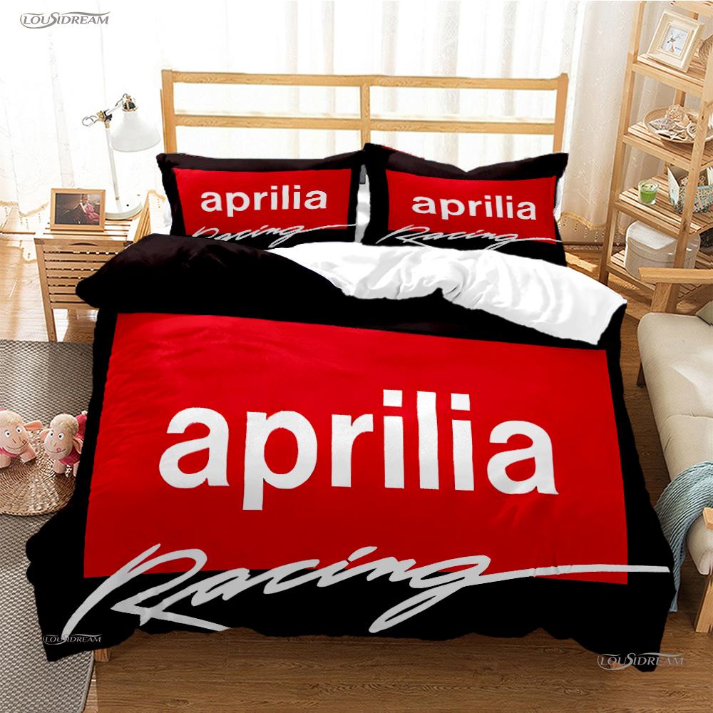 

A-Aprilia Moto Racing All Season Duvet Cover Comforter Bedding Sets Soft Quilt Cover And Pillowcases Single/Double/Queen/King US Queen(228*228cm)3pcs