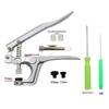 Portable Snap Fastener Machine - Manual Hand Press Pliers for Four-Part Snap Installation, Sturdy and Aesthetic Plastic Snap Tools Kit