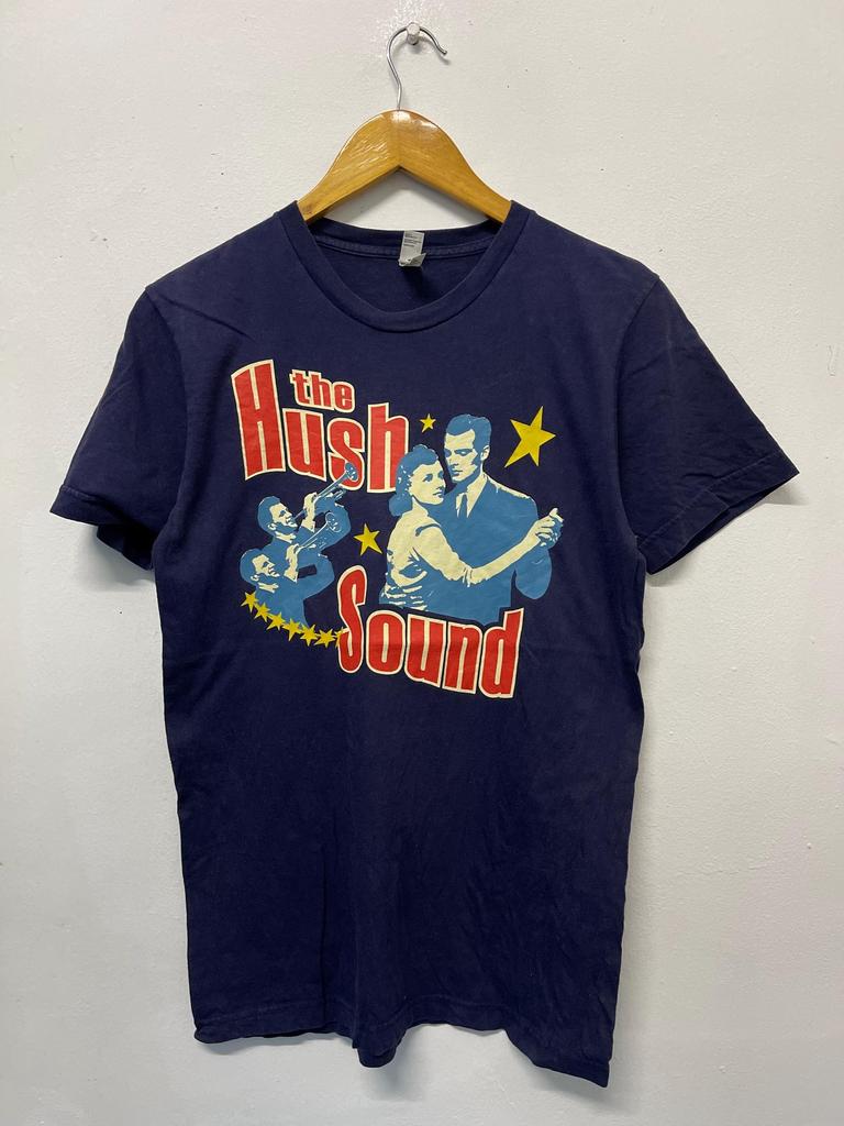 Vintage Y2K The Hush Sound Band T-Shirt / Rare / Indie Pop / American Jungle Pop Music / Rock T-Shirt / Blue / S