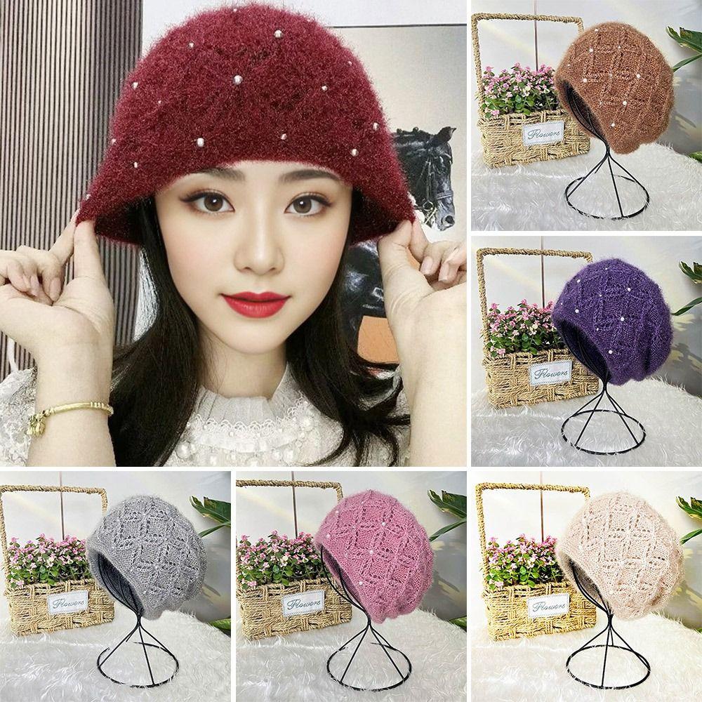 

Теплая шапочка, ветрозащитная шапка для защиты ушей, модная зимняя шапка для женщин