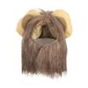 Adorable Lion Mane Wig Hat for Cats & Puppies - Perfect for Halloween, Christmas, and Party Dress-Up Fun!