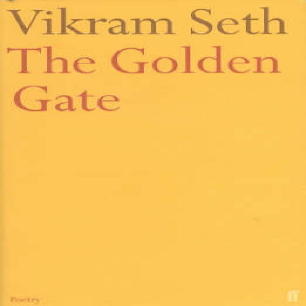 The Golden Gate by Vikram Seth Paperback Book 9780571212651