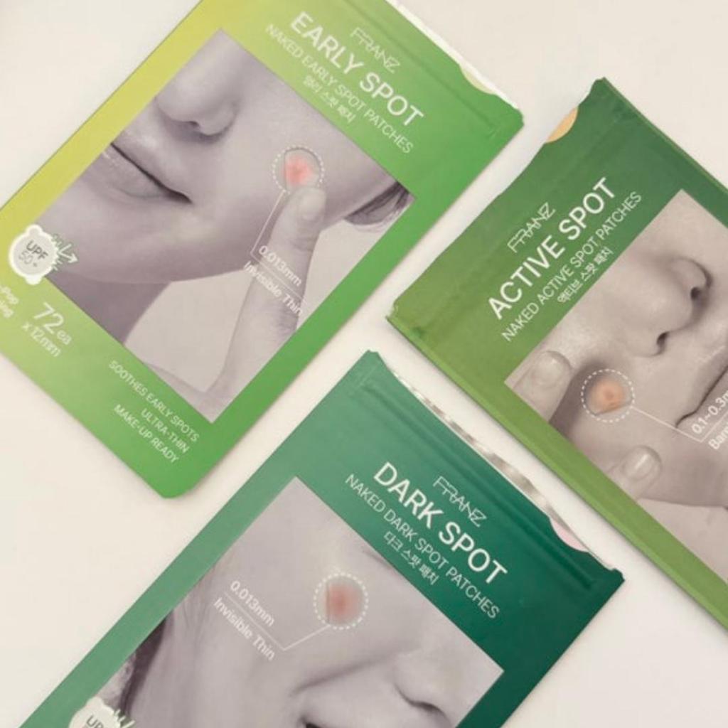 [FRANZ] Cerotti Spot Acne Nudi 72pz 3 tipi - Precoce / Attivo / Scuro
