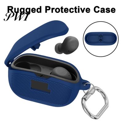 Hard Shell Protective Case Silicone for JBL Vibe Buds Anti-fall Heavy-duty Phone Shock-resistant Dust-proof Charging Hole Design Portable Storage Bag