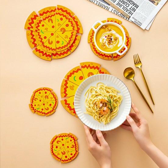 

Теплоизоляционный коврик креативной формы, защитный ультра-толстый противоожоговый теплоизоляционный коврик для столовых приборов, коврик для подставки, кухонные принадлежности