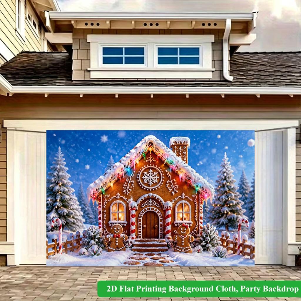 2D Flat Backdrop1pc Holiday Backdrop Banner Polyester Wall Decor For Living Room Bedroom Office Outdoor Decor Holiday Gift