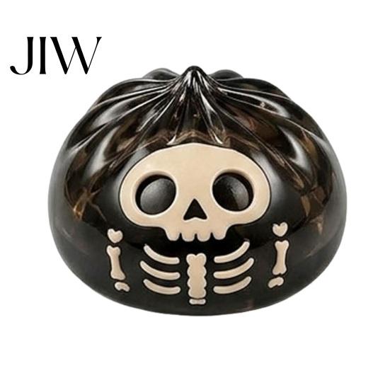 Hand Therapy Fidget Toy 1/6Pcs Halloween Dumpling Stress Relief Toy, Devil Pumpkin Eyeball Skeleton Squeeze Adults Toys Anxiety Reduction Dough