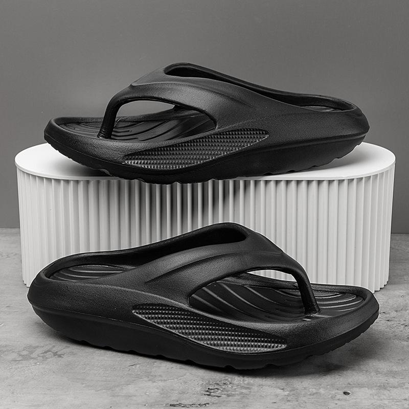 2025 foreign trade EVA cool slippers men's fashion casual platform sandals couple flip-flops non-slip beach shoes tide
