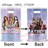Kpop K&Katseye Birthday Party Decoration Plate Cup Banner Balloon for Girl Party Favor Idol Fans Gift Baby Shower Event Supplies