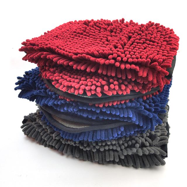 Chenille Super Absorbent Quick-Dry Pet Bath Towel for Dogs and Cats
