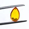4.00 Carat Christmas Day Certified Pear Shape Orange Sapphire Sri Lanka Gemstone SN193