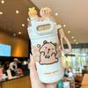 Söt Kapybara Vakuummugg 520ML Termisk Vattenflaska Hållbar Isolerad Mugg