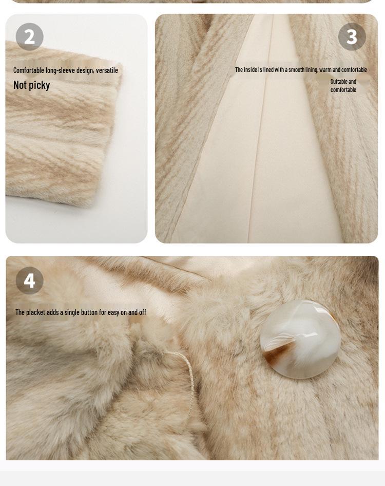 Luxurious Eco-Friendly Faux Mink Extra Long Women's Winter Coat 2025 - Plush Young Style