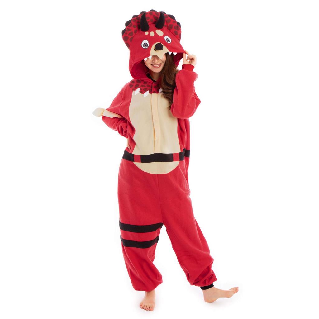 SAZAC Triceratops Fleece Costume, Medium, SZC-222