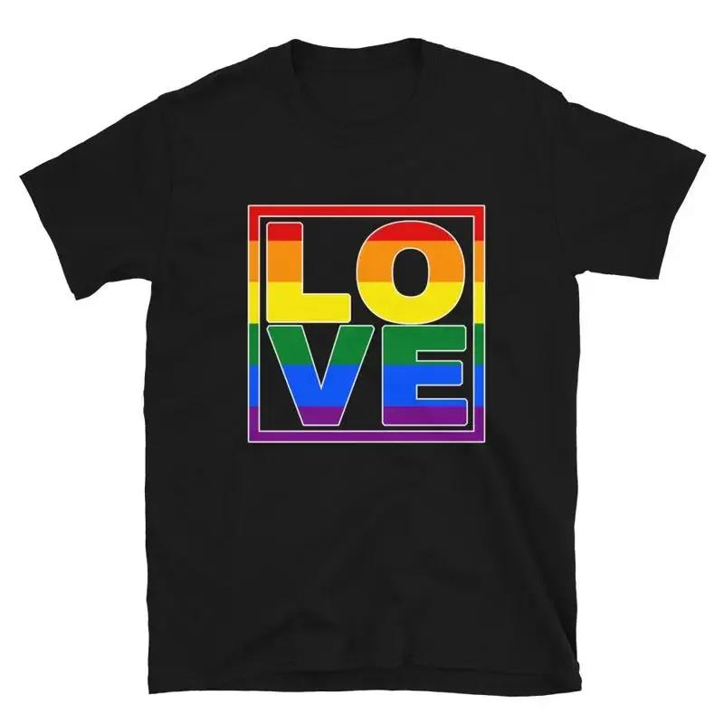 Lgbt T Shirt Love Gay Lesbian Trans Rainbow