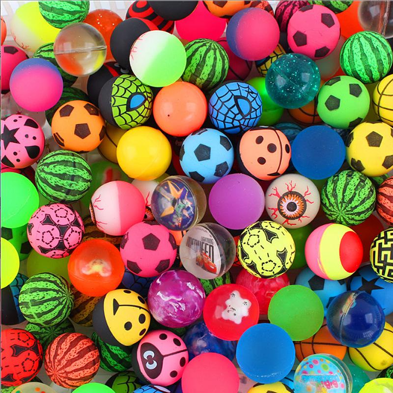 Elastic Bouncy Ball No. 32 - Solid Rubber Children's Toy for Gashapon Machines