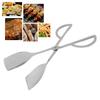 Serving Tongs 201 Stainless Steel Rust Proof Corrosion Proof Comfortable Grip Food Tongs for Kitchen