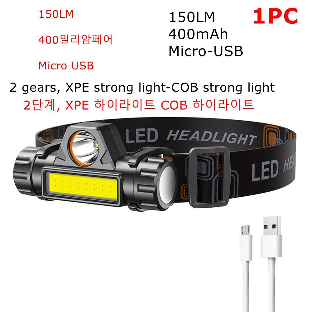 

Светодиодный налобный фонарь 300 лм, USB-зарядка, водонепроницаемый IPX4, умный налобный фонарь, 3 светодиода, датчик движения для кемпинга на открытом воздухе, рыбалки, бега