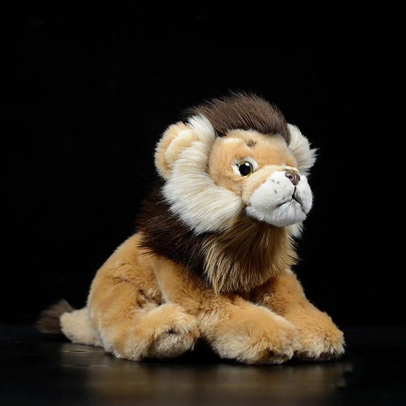 

1 шт., имитация животных, плюшевые игрушки, модель, африканский лев, плюшевая кукла, детские рождественские подарки 1pc