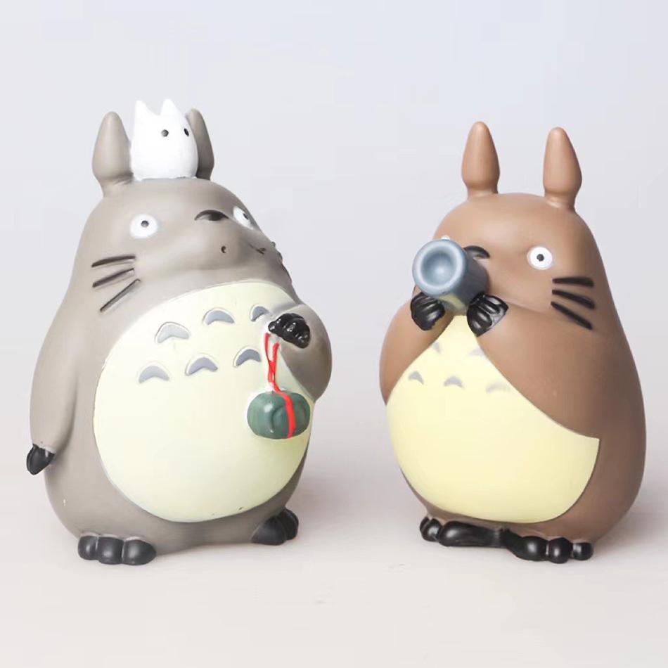 Desen animat My Neighbor Totoro Figurină Mini Statuie Jucării Drăguțe Ornamente Cameră Figurine Kawaii Jucărie Cadouri Copii Obiecte de Colecție