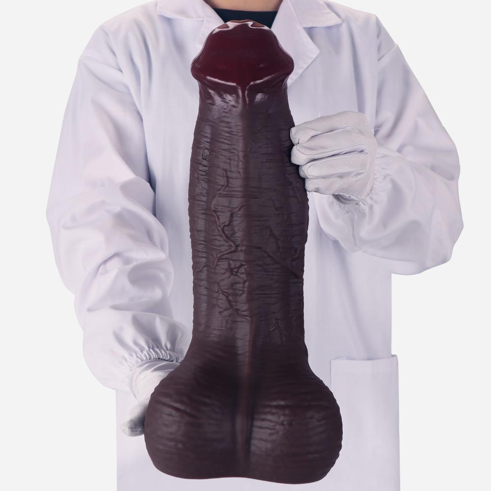 Extra Large Horse Dildo Realistic Vibrator for Women with Balls - Adult Sex Toy for SM Play