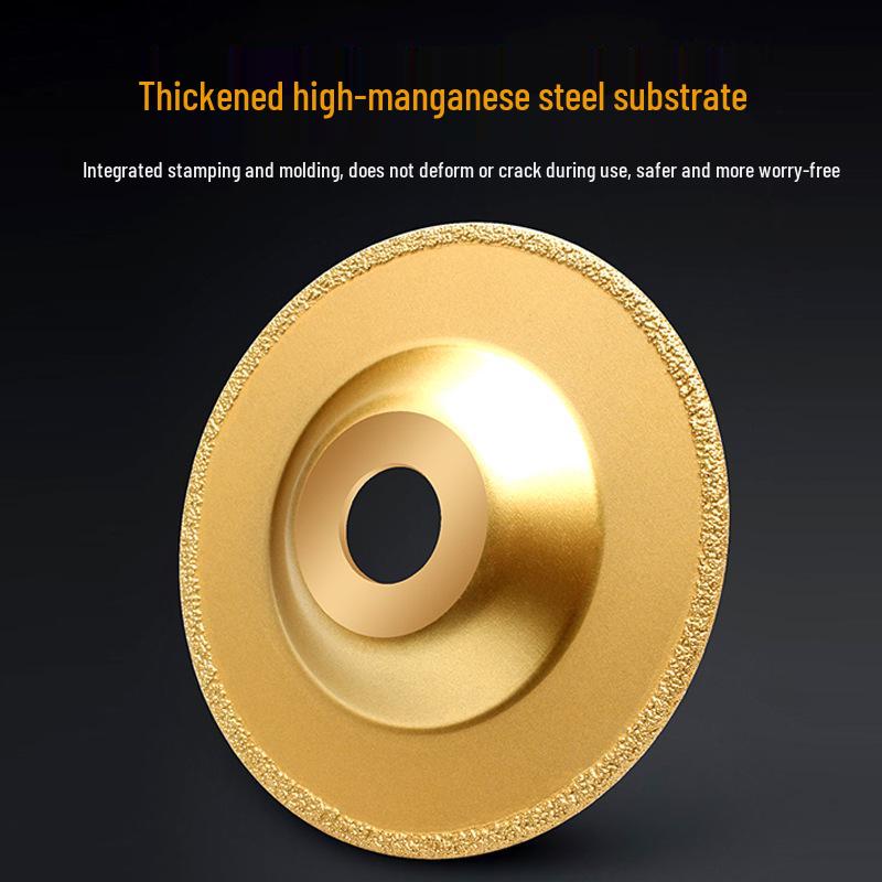 Brazed Cup-Shaped Grinding Disc for Cast Iron - German Brazing Process