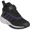 Adidas OWN THE GAME 3 Soft And Comfortable Slip Resistant Abrasion Resistant Mid top Children's Basketball Shoes Black JI0393