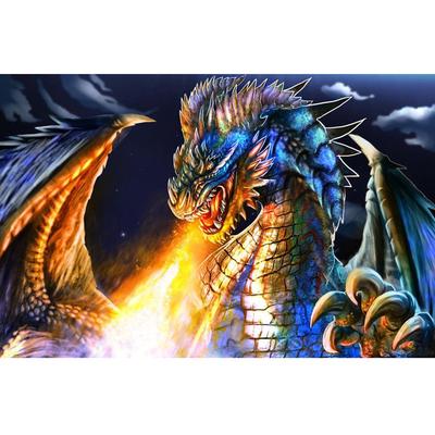Diamant Malerei Voll Bohrer Drachen Dinosaurier Tier Kreuz Stich Diamant Stickerei Volle Runde
