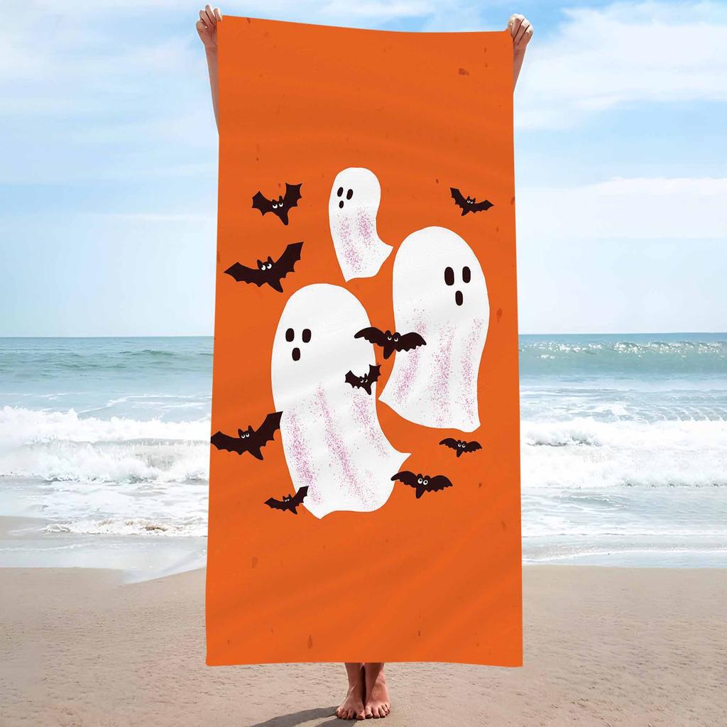 Halloween ghost horror background single-sided printing Beach Towel Home Decoration Bath Towel 75x150cm Bathroom