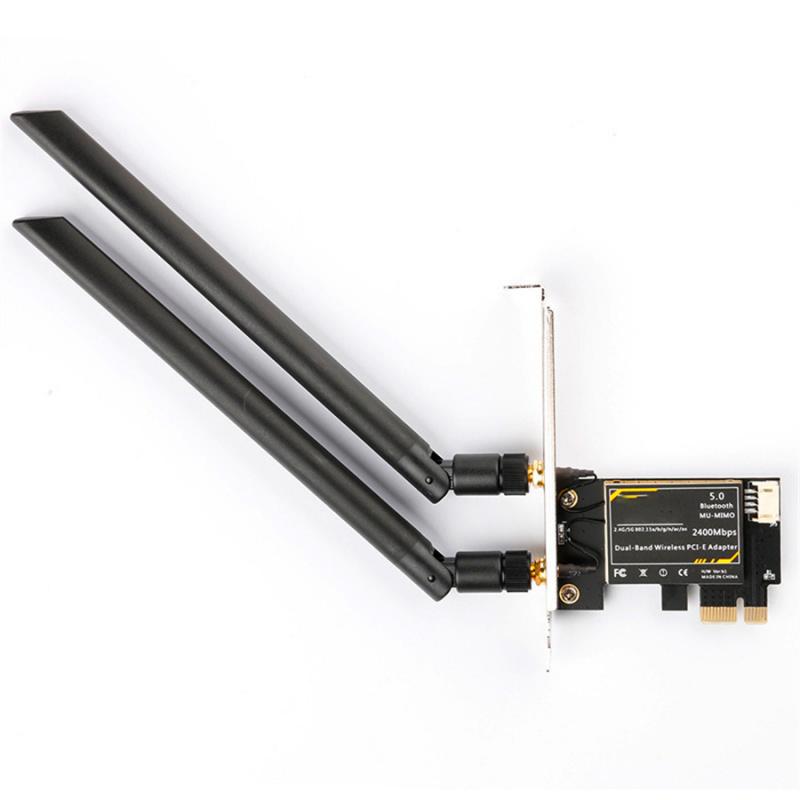 Ax200 3000Mbps 2.4G +5G +5.0 Bluetooth 802.11Ax Pcie Wireless Network Card Black