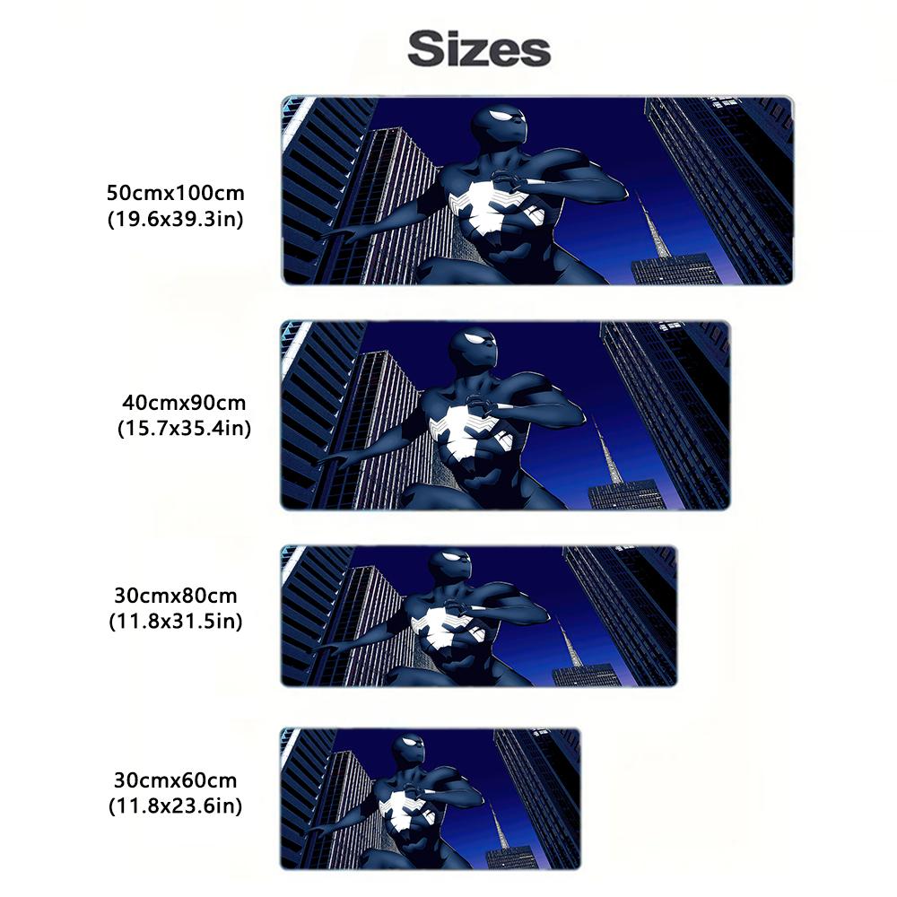 1Pc Spiderman Mouse Pad 2Mm Thick Rubber Base Nonslip Desk Mat Perfect Room Ideal Gift Computer Keyboard Lovers
