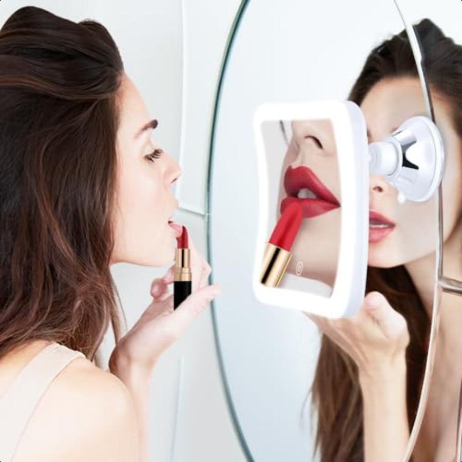 

Увеличительное зеркало с подсветкой 30x Зеркало для макияжа с увеличением и подсветкой Перезаряжаемое увеличительное зеркало Присоска с 1500 United States