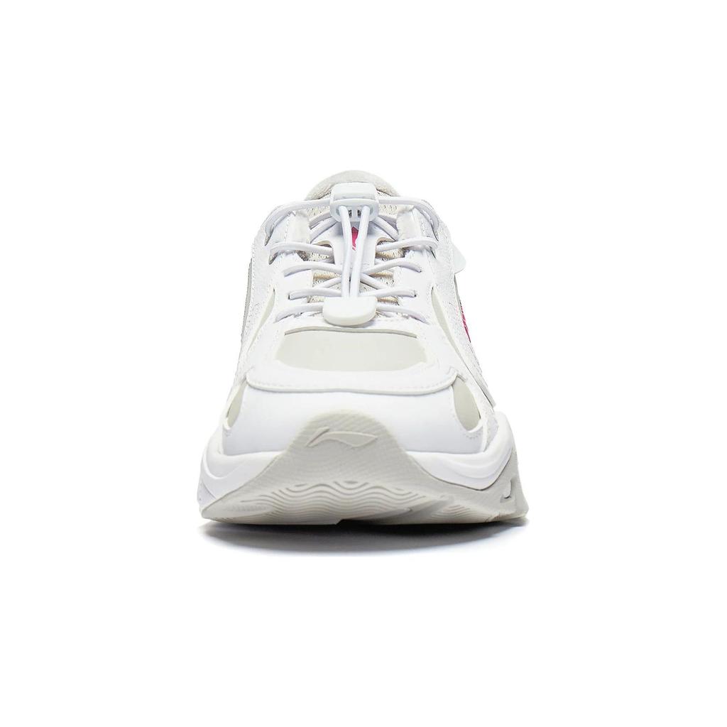 Li Ning Yun Chuan V2 Comfortable Shock Absorption Rebound Warm Low Top Kids Casual Shoes Kids Casual Shoes Gray White YKCT144-24