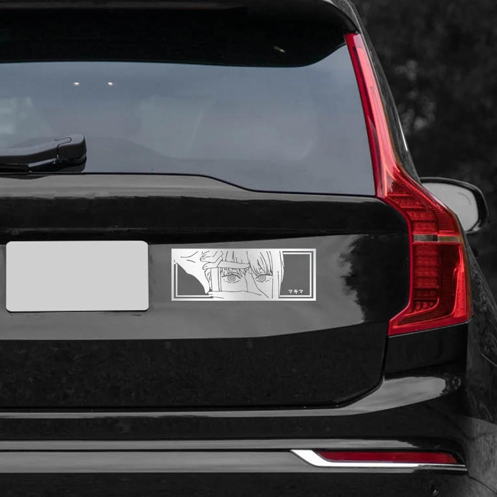 Japanese Anime Car Sticker Catching Sharp Eye for Window Rear Windshield Creative PVC Trucks Vans Reflective Vinyl Film Decals