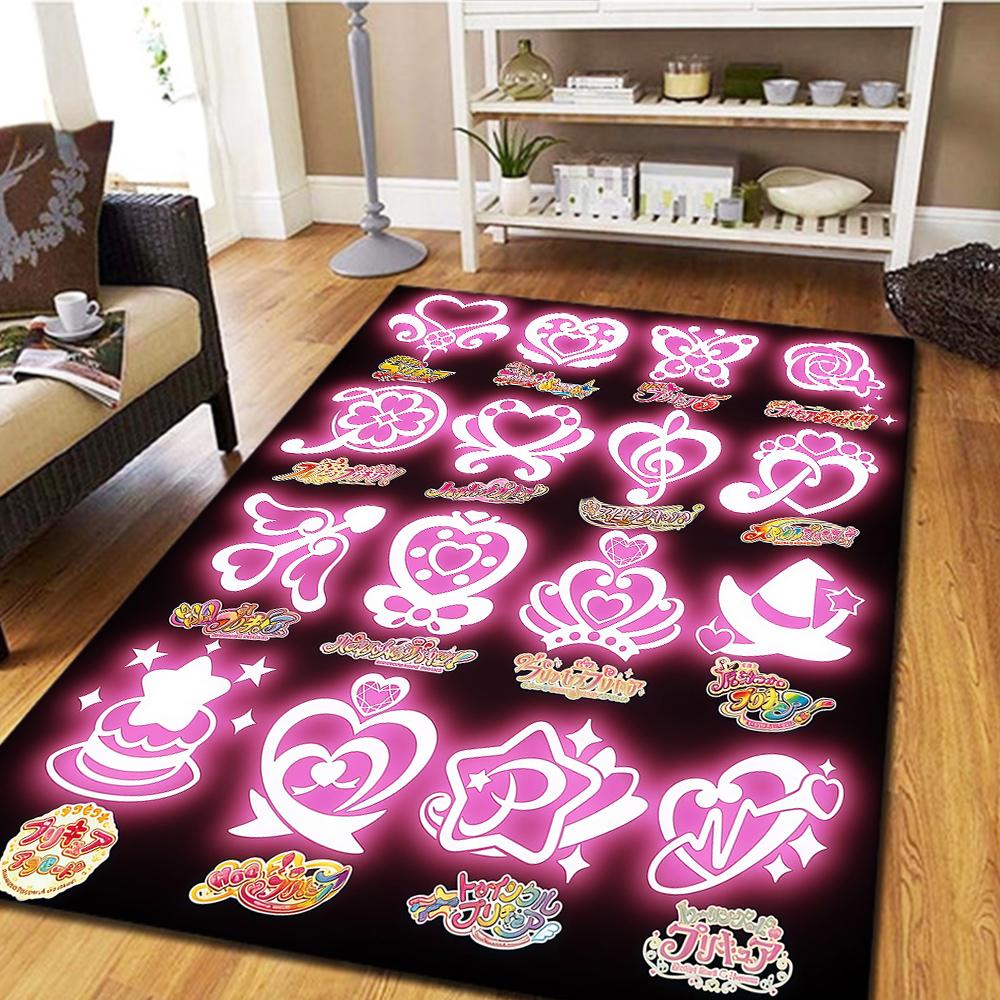 

Pretty Cure Carpet, Digital Print Floor Mat for Living Room, Home Decor Movie Rug, Bedroom Play Mat -HYQ73 60x90cm
