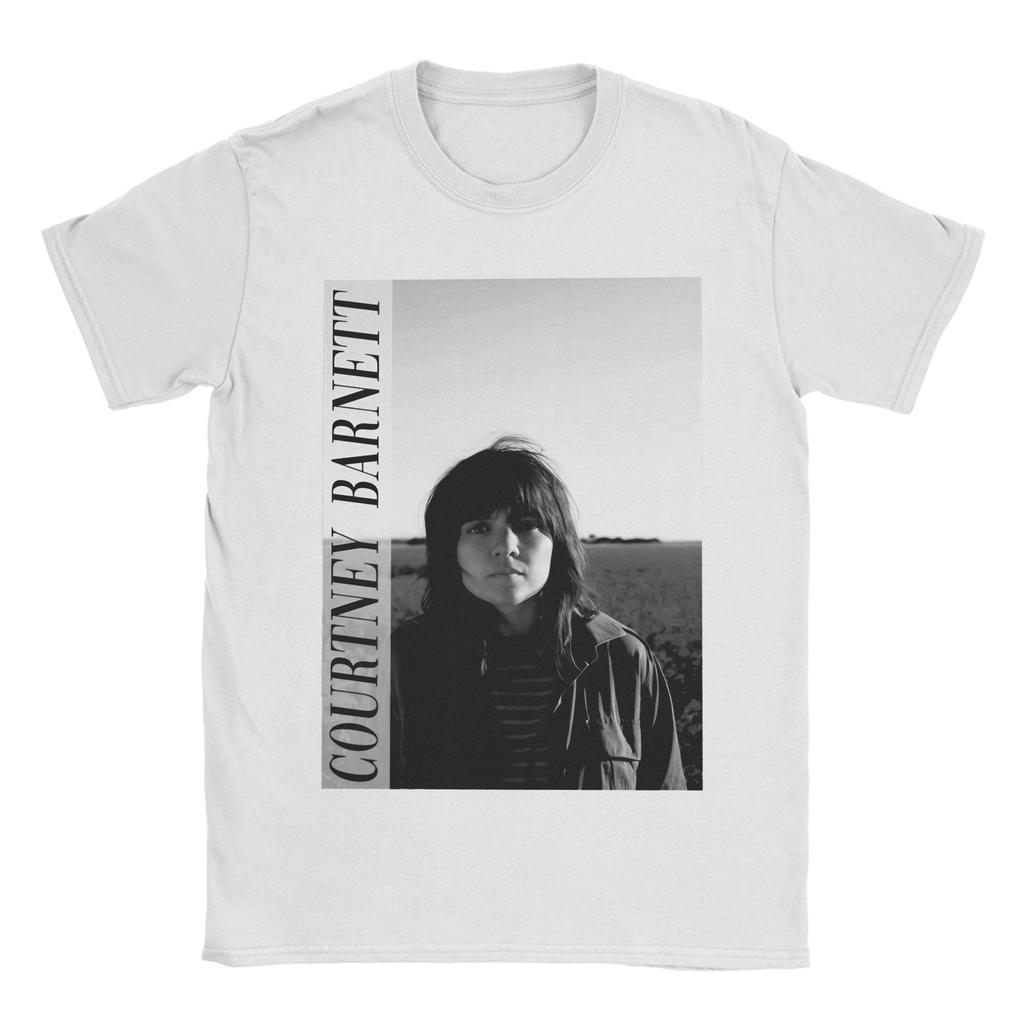 Courtney Barnett Australian Singer TShirt for Unisex Vintage 100 Cotton Tees Crew Neck Short Sleeve T Shirt Graphic Clothes