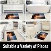 Modern Beach Sunset Door Mat Palm Trees Soft Non-Slip Washable Kitchen Rug Bedroom Living Room Holiday Home Decor Floor Mat